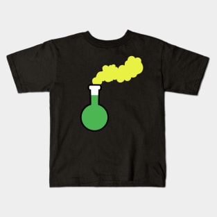 Vivid Neon Laboratory Flask Kids T-Shirt